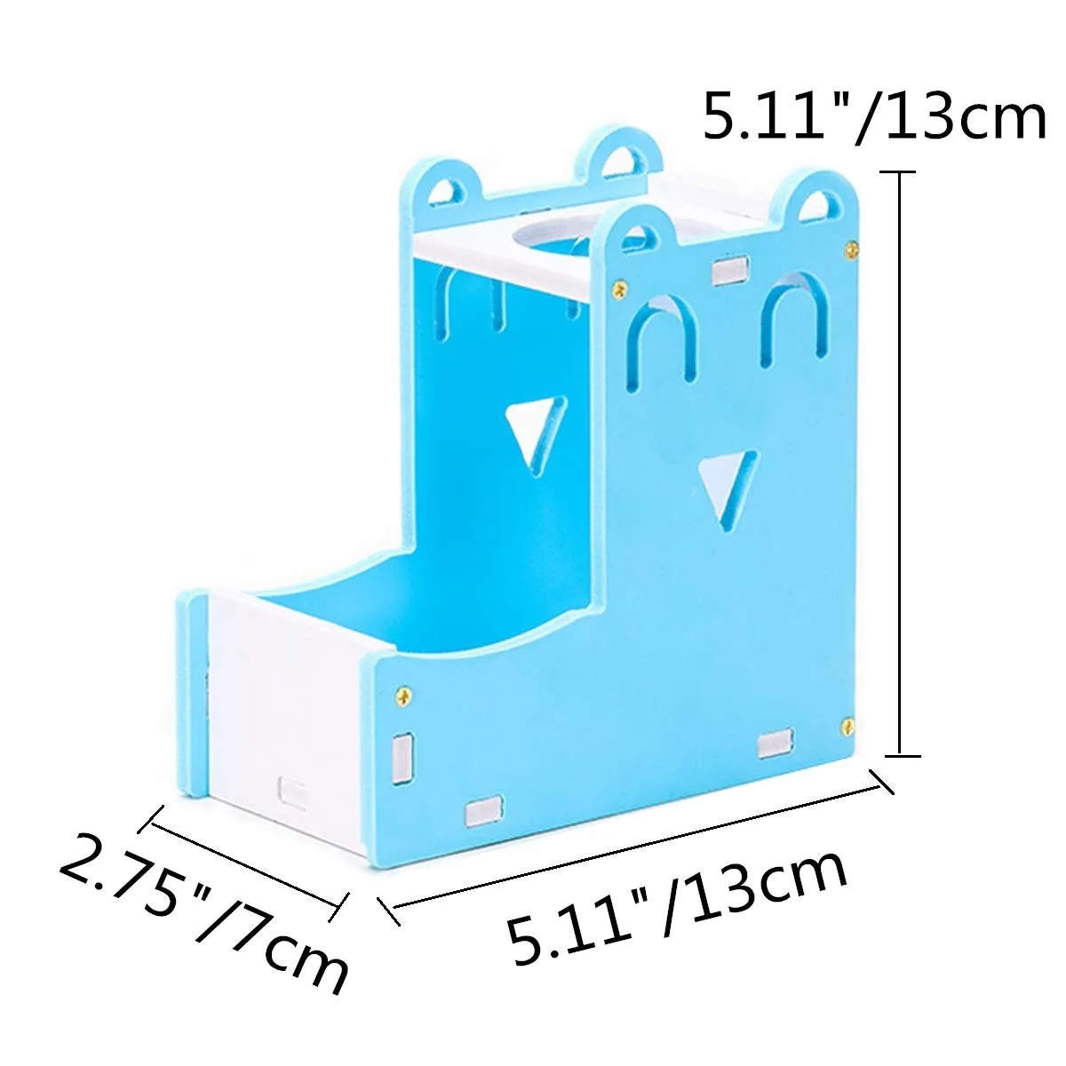 2 in 1 Hamster Hanging Water Bottle Pet Auto Dispenser with Base for Hamster Rat Gerbil Mouse Guinea Pig 125ML