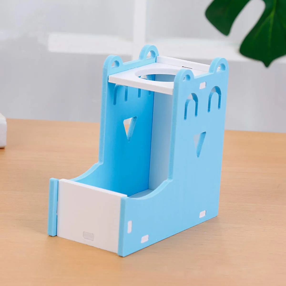 2 in 1 Hamster Hanging Water Bottle Pet Auto Dispenser with Base for Hamster Rat Gerbil Mouse Guinea Pig 125ML