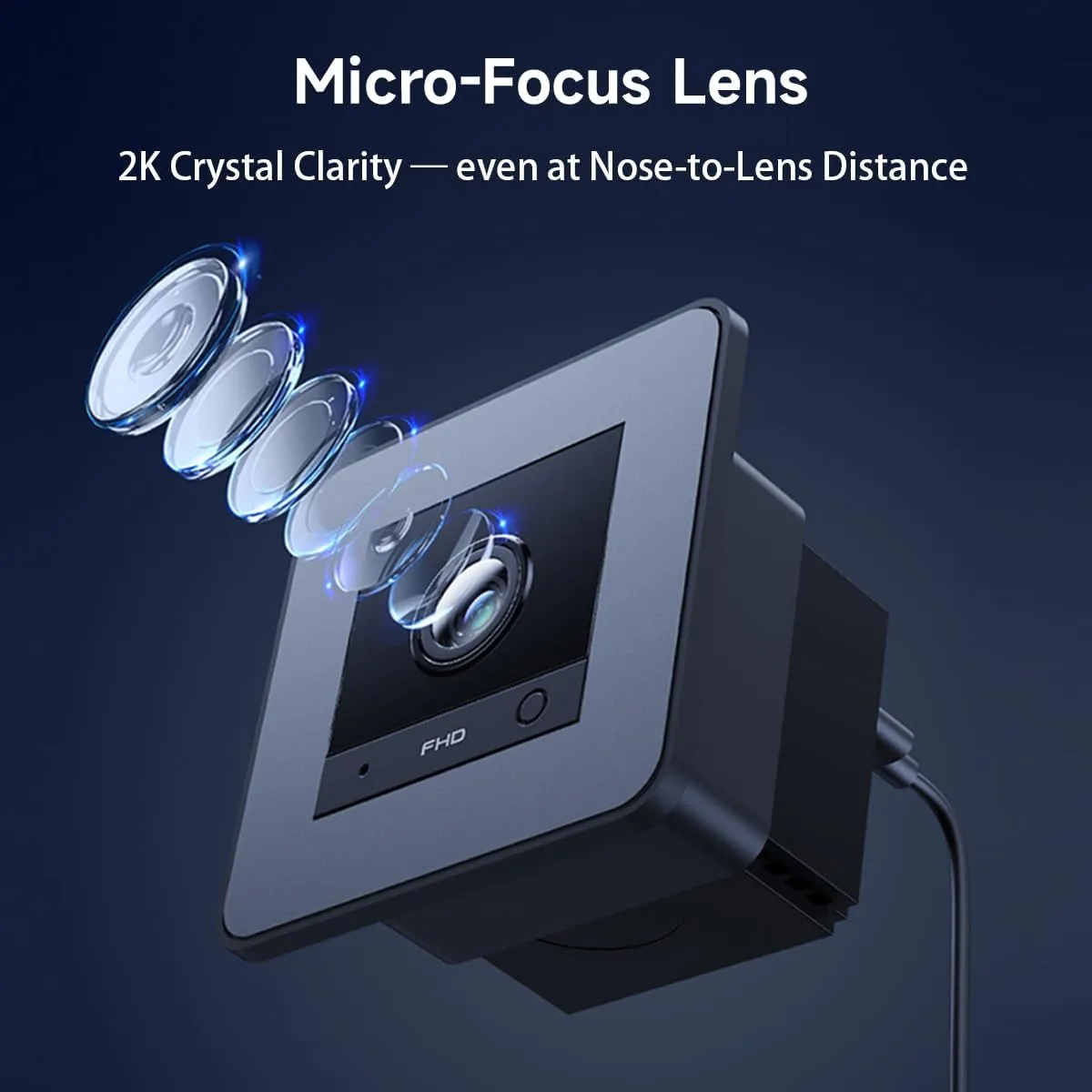 2K HD Aquarium & Terrarium WiFi Pet Camera,140 Wide-Angle Anti-Glare & Anti-Reflection,Night Vision for Fish & Reptiles,Two-Way Audio,Glass-Mount Enclosure Monitor,AI-Powered Detection,24/7 Recording