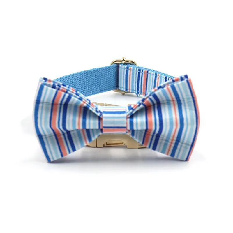 5 PCS Personalized Dog Collar & Harness Leash Set