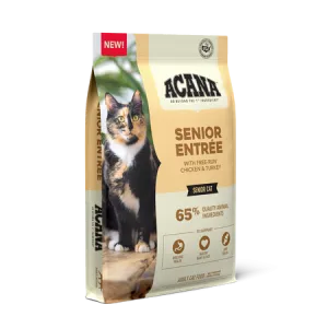 ACANA Senior Entrée Free-Run Chicken & Turkey Dry Cat Food
