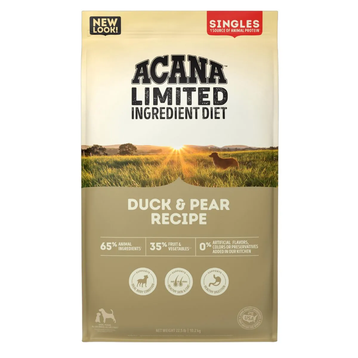 Acana Singles Duck & Pear Dry Dog Food 25lb