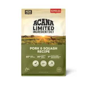 Acana Singles Limite Pork Squash Recipe Dry Dog Food