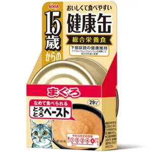 Aixia Kenko-Can Tuna Paste 15  Years Old Senior Canned Cat Food 40g