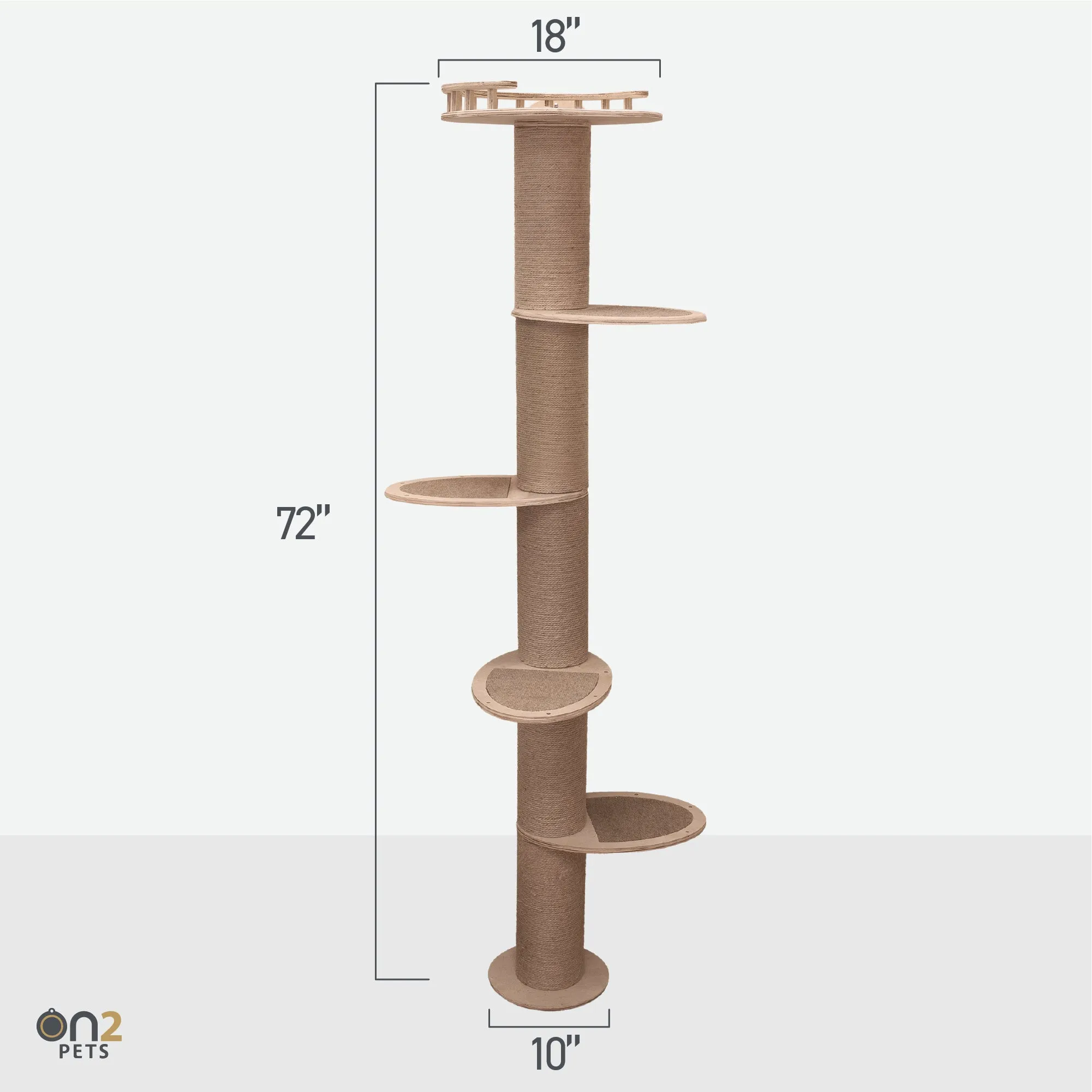 CatHaven™ Five-Level Wall Mounted Activity Cat Tree - NEW!!!
