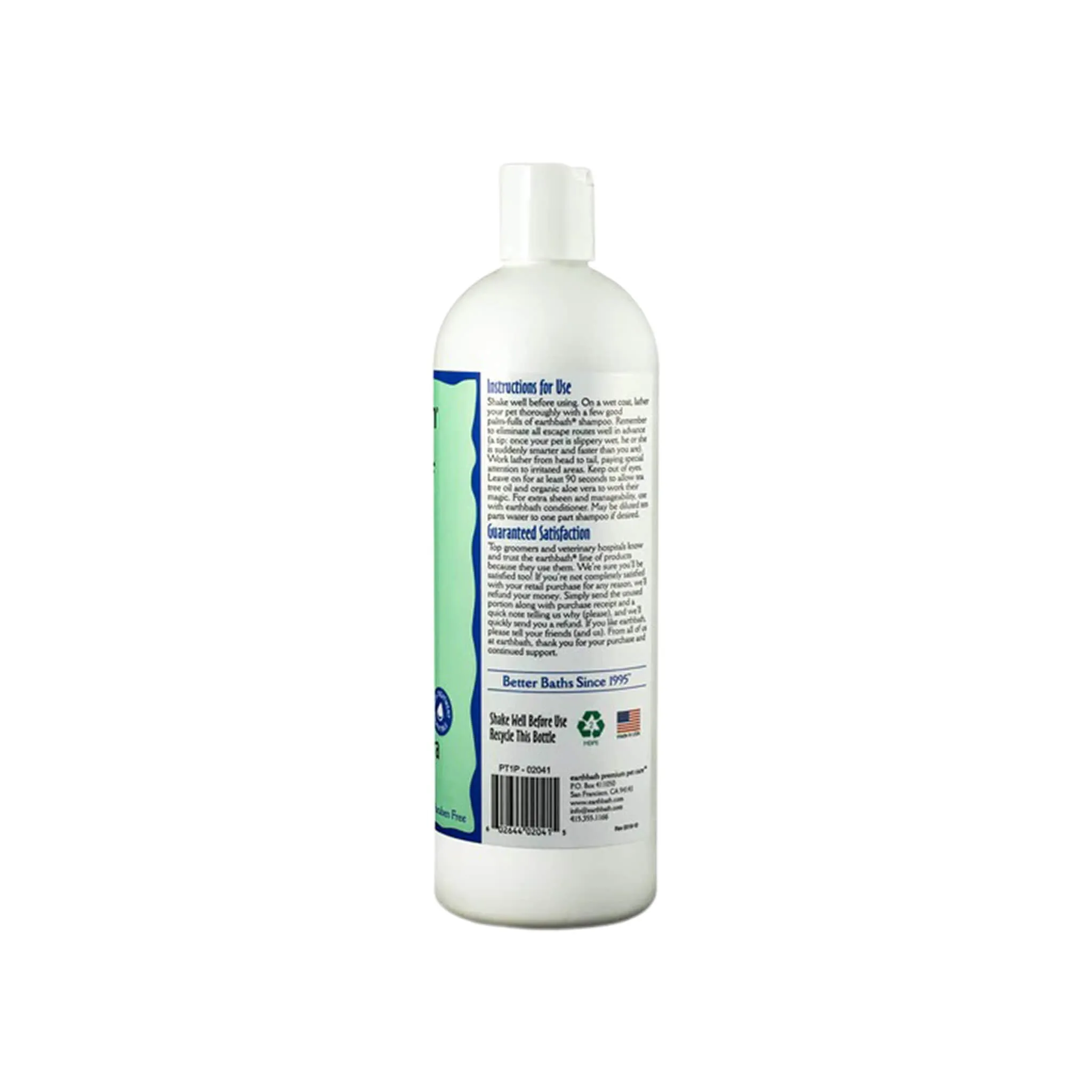 Earthbath Totally Natural Pet Care Sulfate & Paraben Free Dog & Cat Shampoo