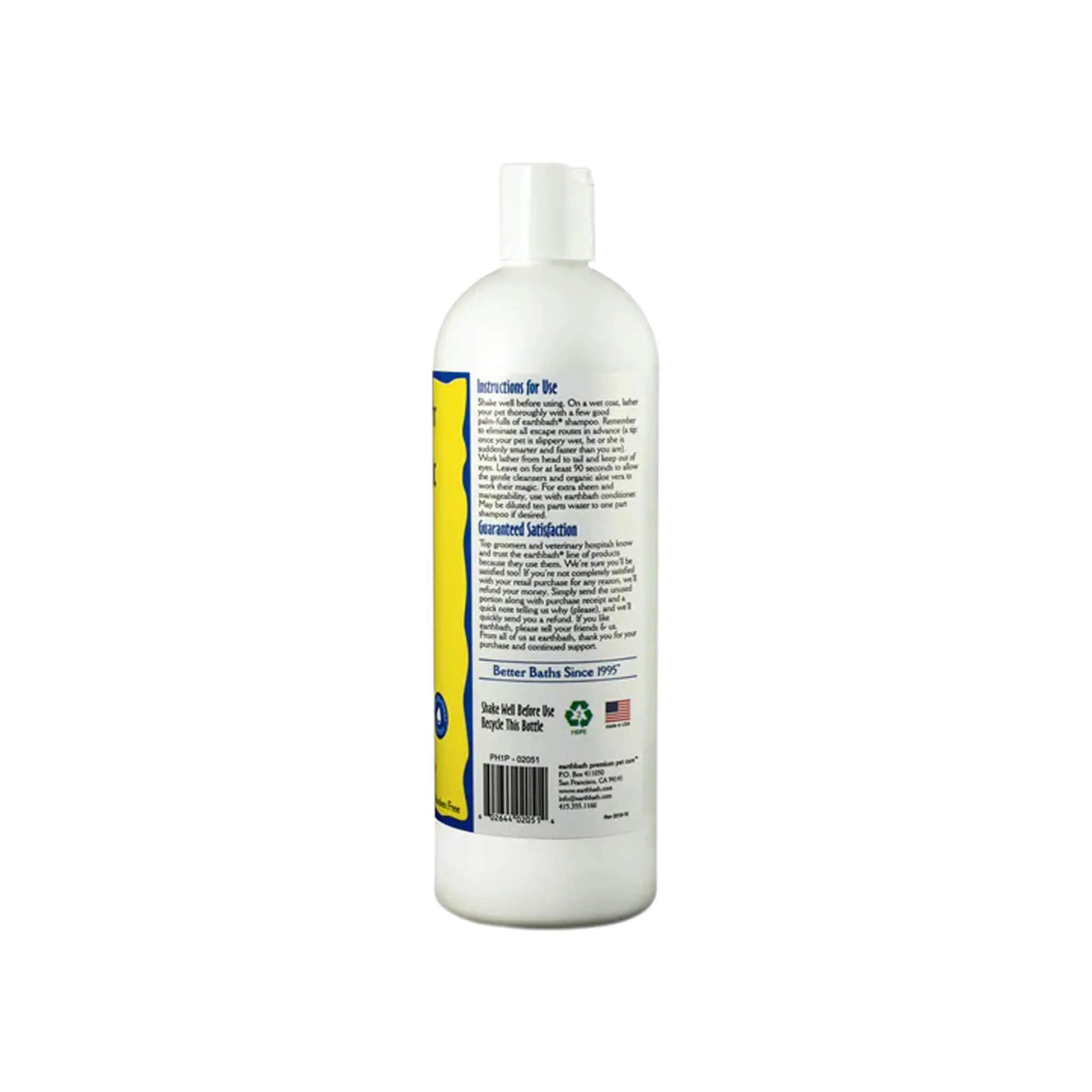 Earthbath Totally Natural Pet Care Sulfate & Paraben Free Dog & Cat Shampoo