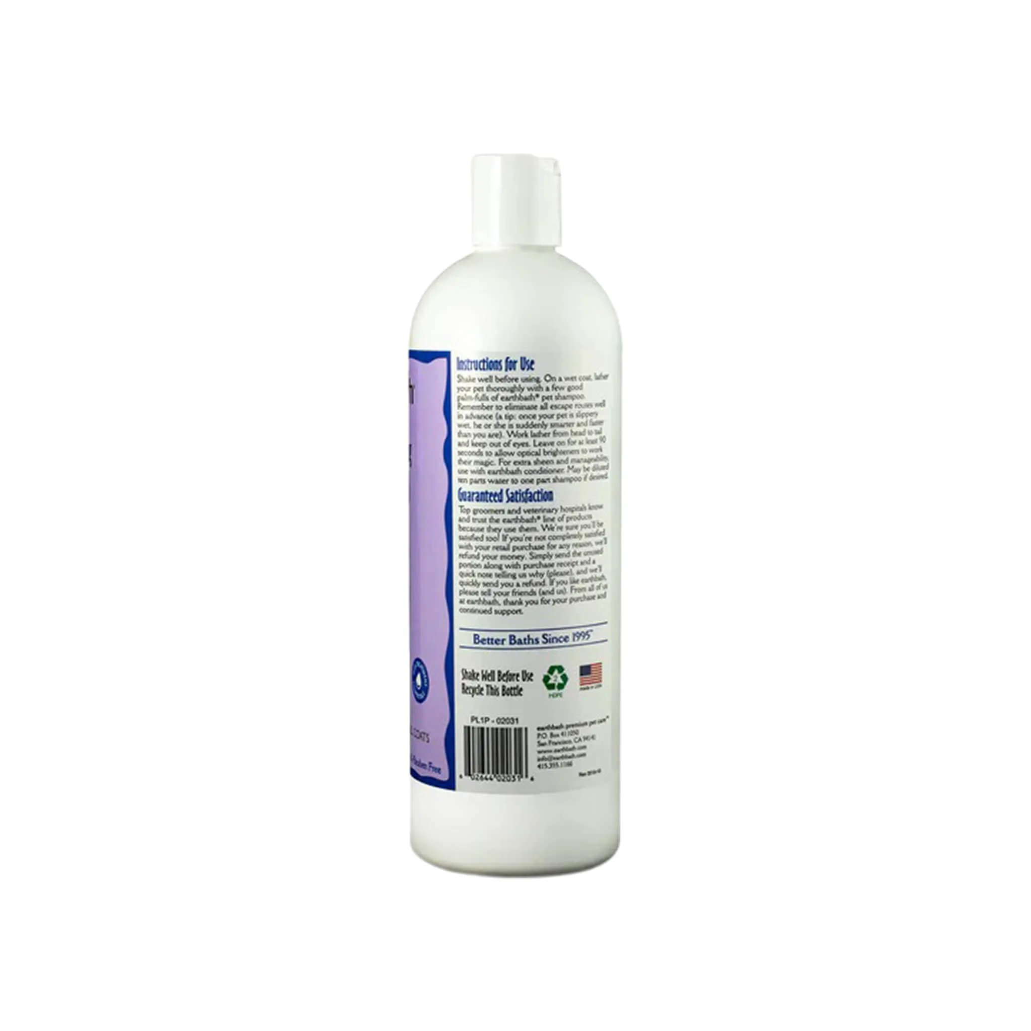 Earthbath Totally Natural Pet Care Sulfate & Paraben Free Dog & Cat Shampoo