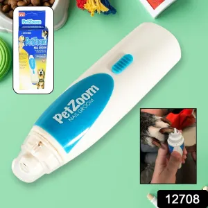 Electric Pet Nail Trimmer for Dogs and Cats (Battery Not Included)