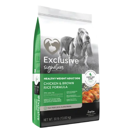 Exclusive Healthy Weight Chicken & Brown Rice 30lb