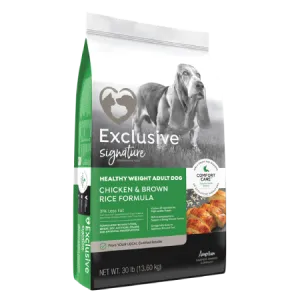 Exclusive Healthy Weight Chicken & Brown Rice 30lb