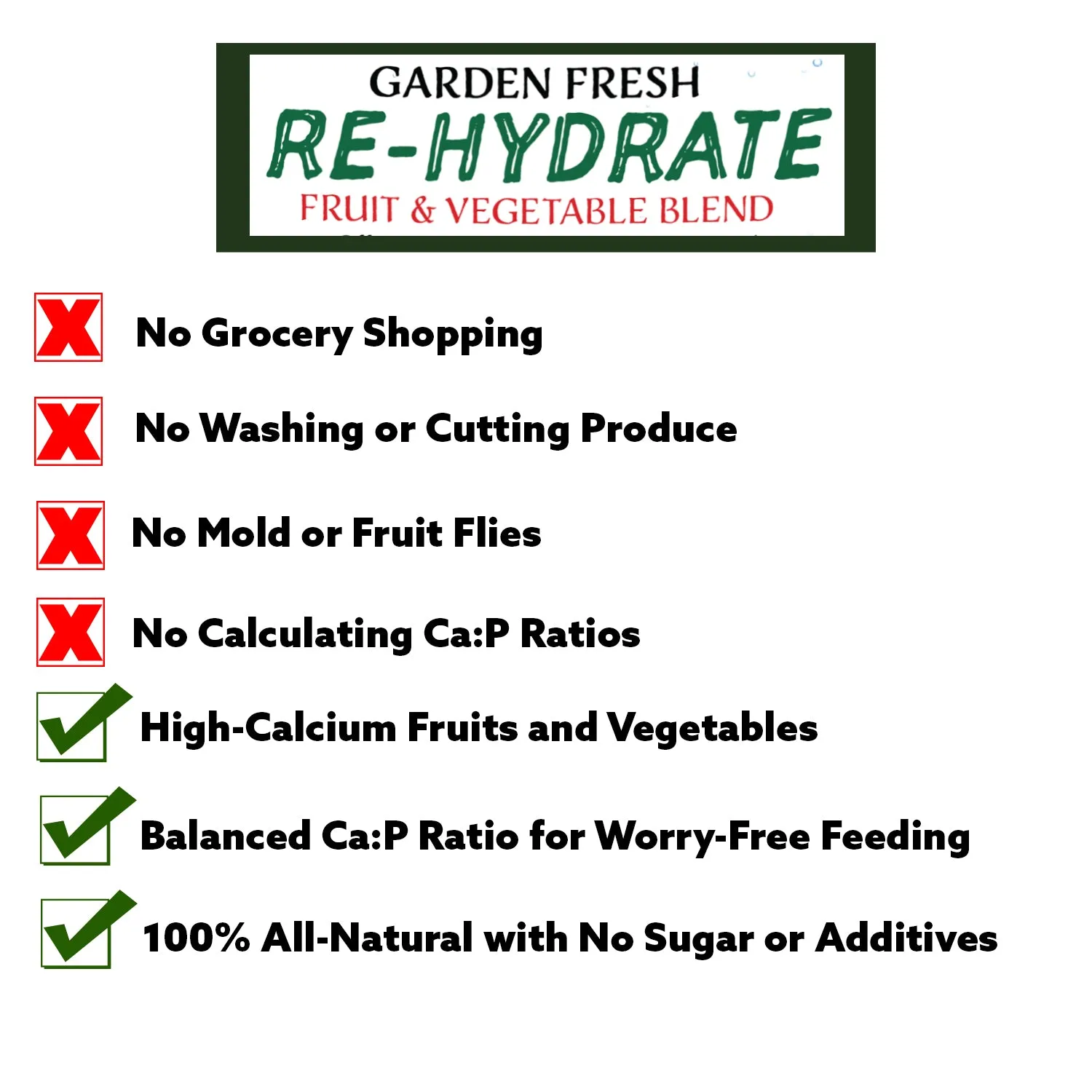 Garden Fresh Re-Hydrate 10 oz