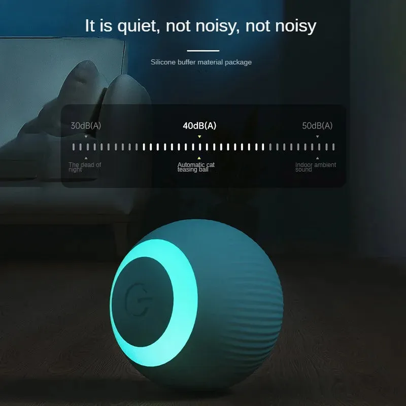Gravity Smart Electric Rolling Ball – Interactive Rechargeable Cat Toy for Engaging Play