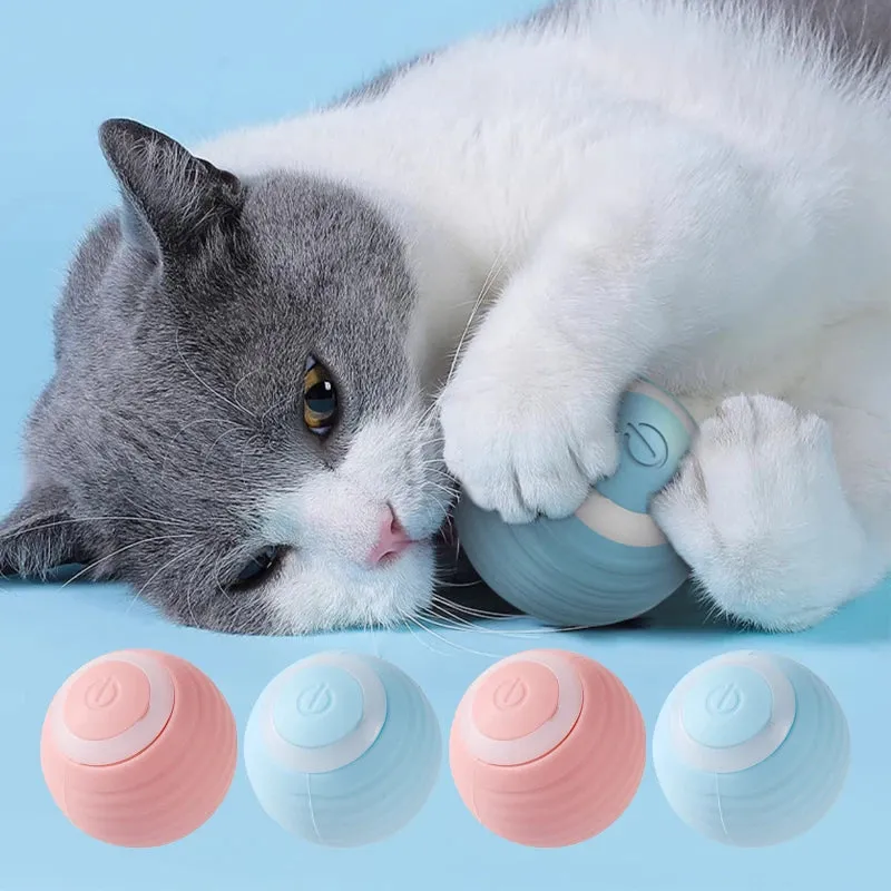 Gravity Smart Electric Rolling Ball – Interactive Rechargeable Cat Toy for Engaging Play