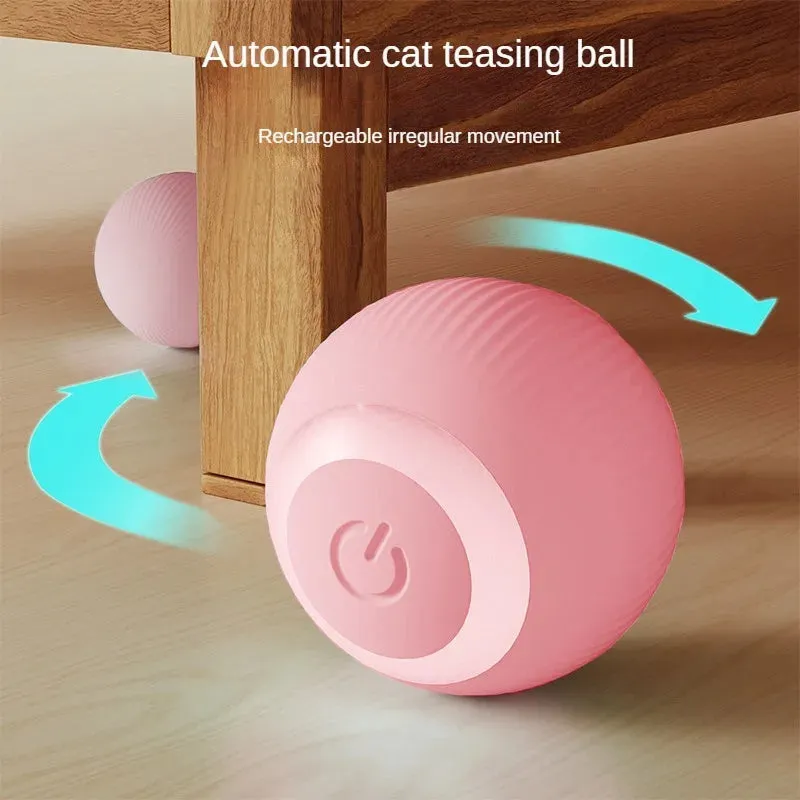 Gravity Smart Electric Rolling Ball – Interactive Rechargeable Cat Toy for Engaging Play