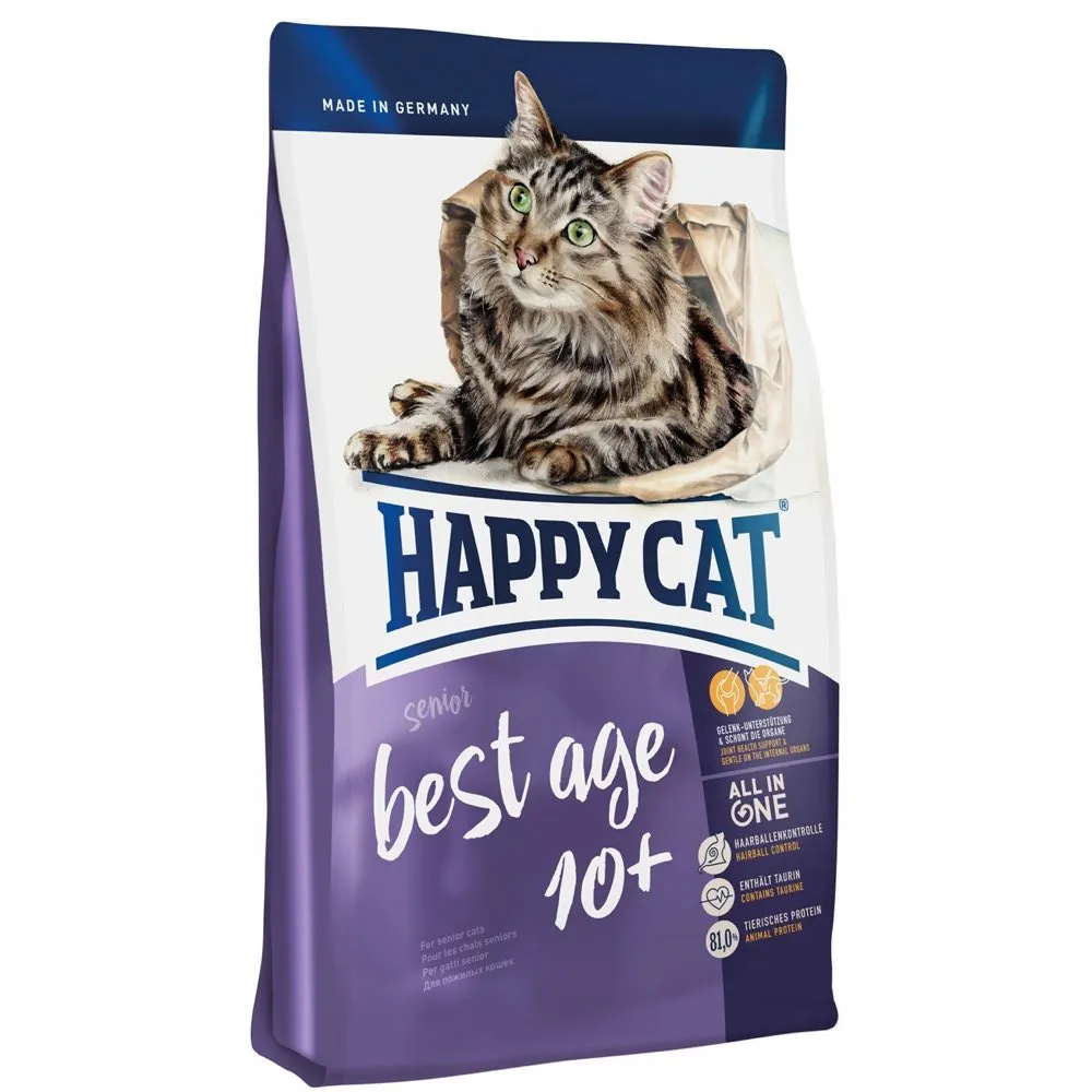 Happy Cat Best Age 10  Senior Dry Cat Food 1.4kg