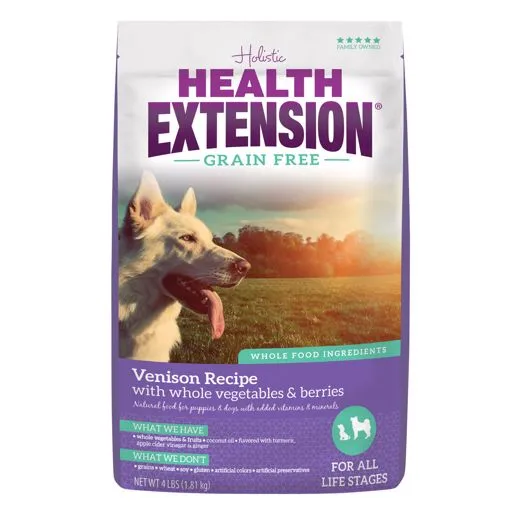 HEALTH EXTENSION GRAIN FREE DRY DOG FOOD - VENISON