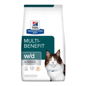 Hill's Prescription Diet W/D Multi-Benefit Dry Cat Food 1.5kg