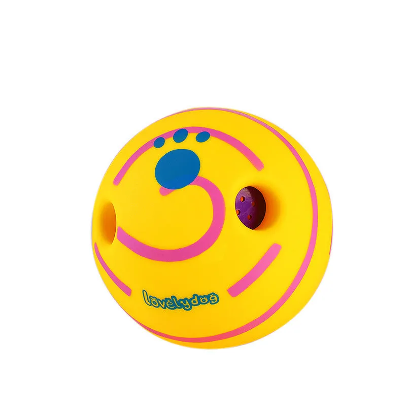 Interactive Dog Toy Wobble Giggle Ball with Funny Sounds