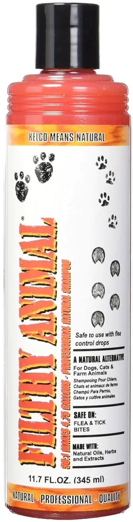 KELCO Filthy Animal Shampoo 11.7oz - Concentrated 50:1 Formula for Deep Cleaning"