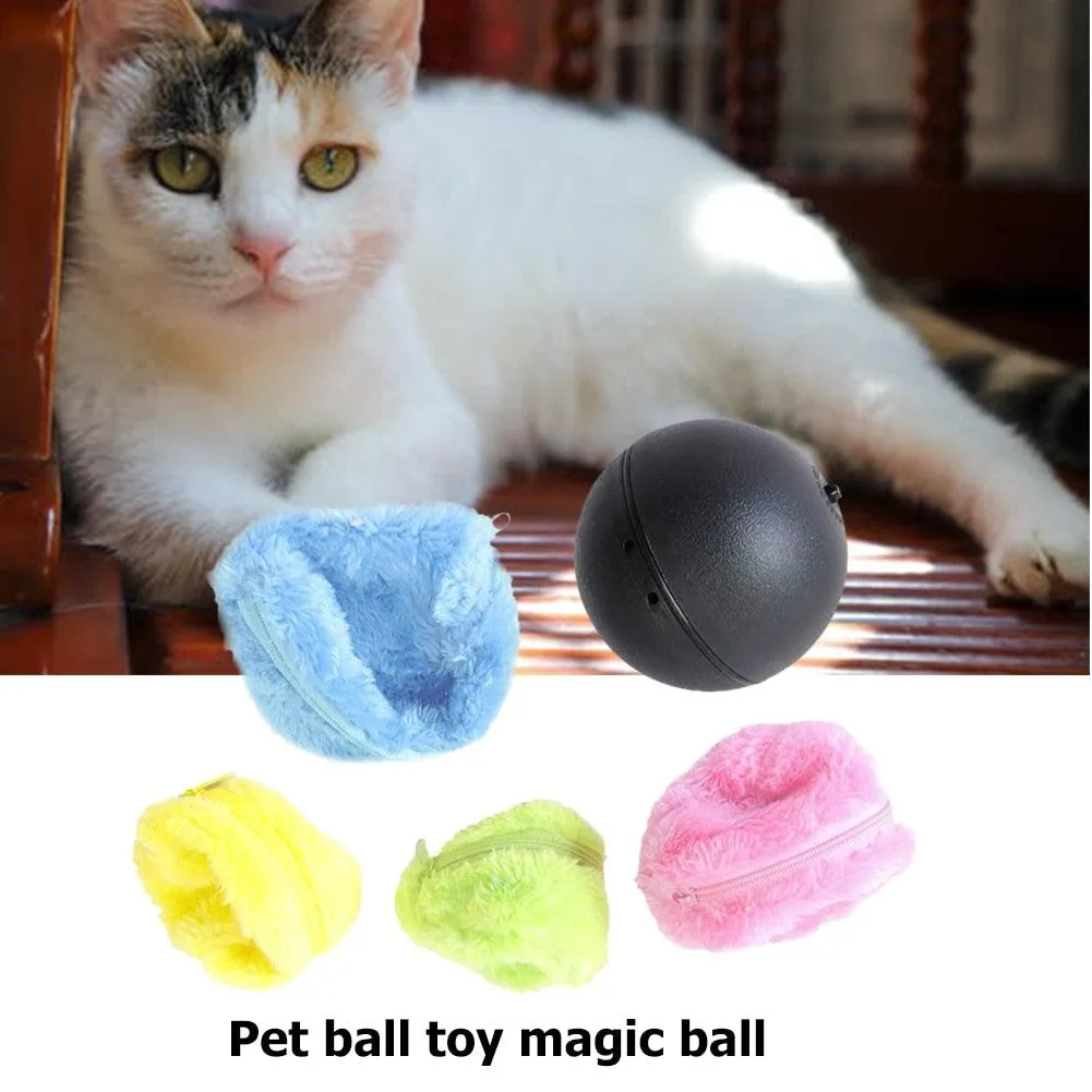 Magic Roller Ball Automatic Pet Toy 4PCS