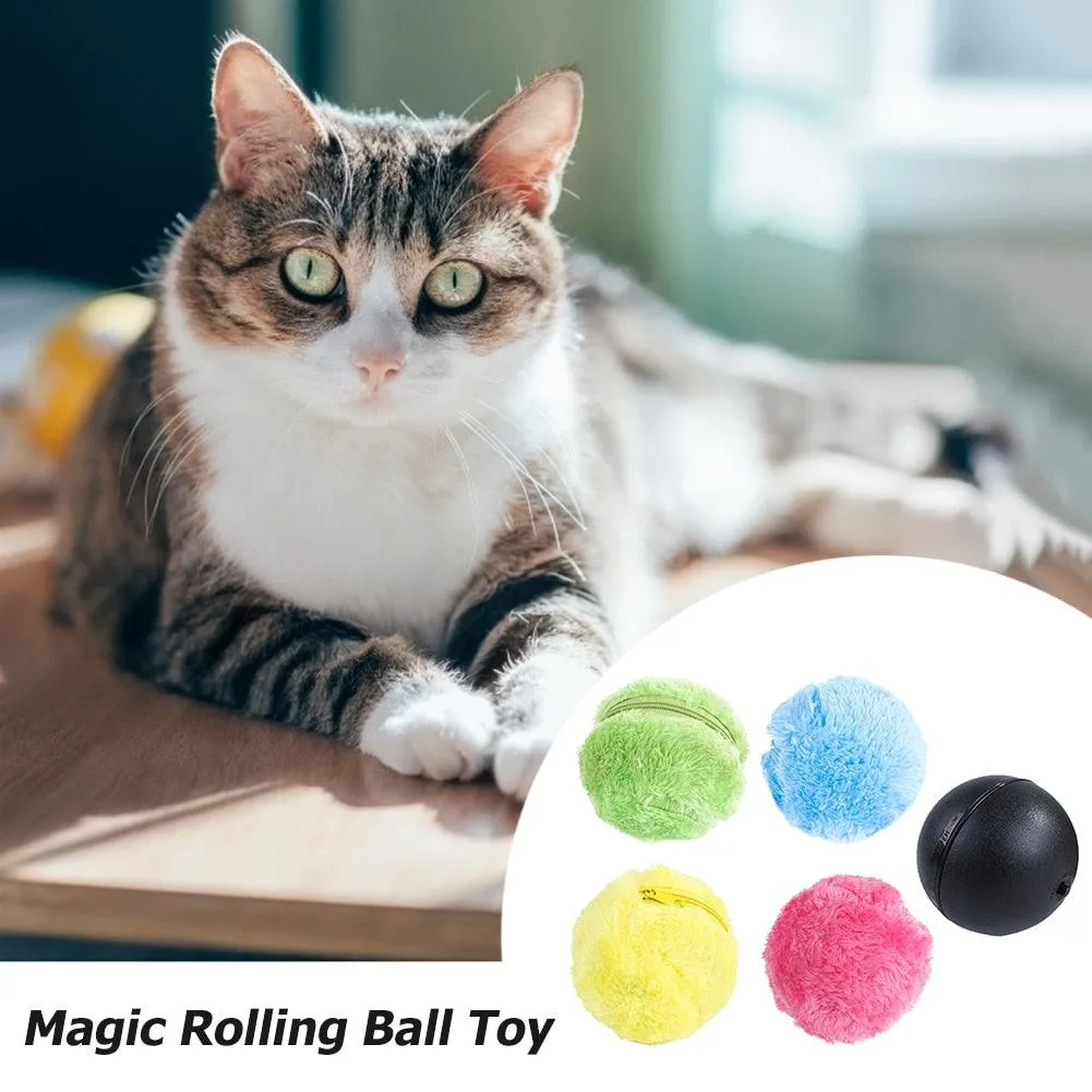 Magic Roller Ball Automatic Pet Toy 4PCS