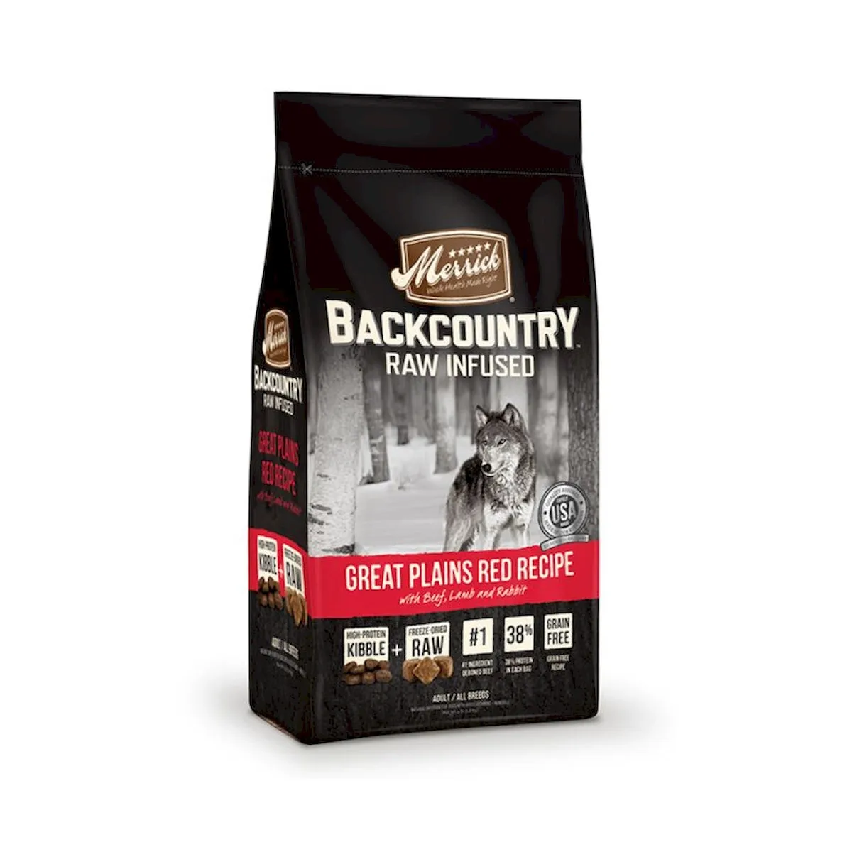 Merrick Great Plains Red Recipe Dry Dog Food 4lb