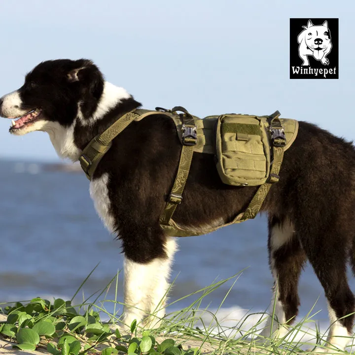 Military Harness - Whinhyepet Army Green (L)