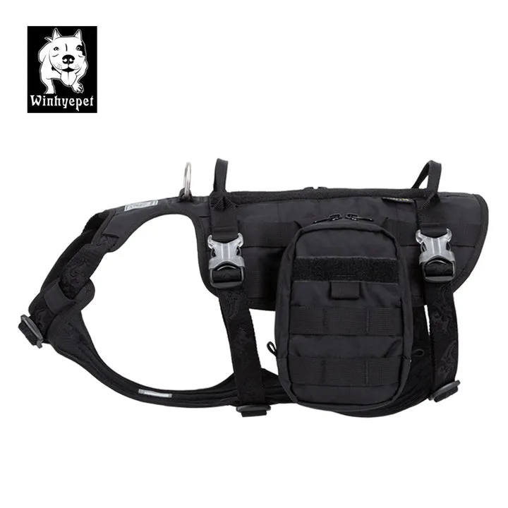 Military Harness - Whinhyepet Black (XL)