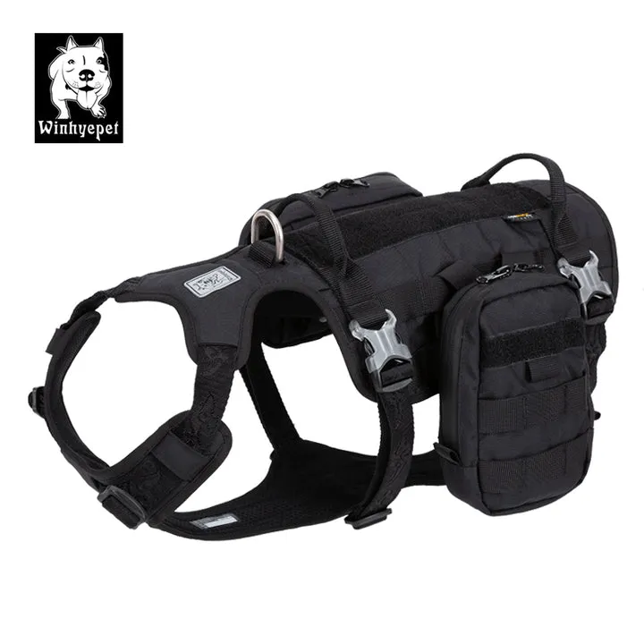 Military Harness - Whinhyepet Black (XL)