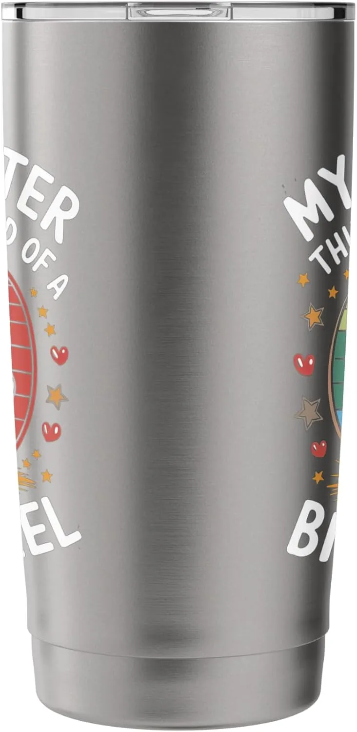 My Hamster Thinks I'm Kind Of A Big Wheel Stainless Steel Insulated Tumbler