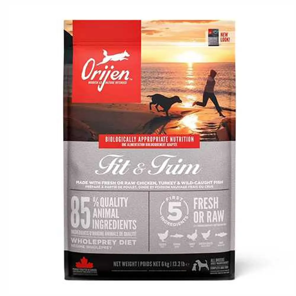 Orijen 6kg Fit & Trim Premium Dry Dog Food