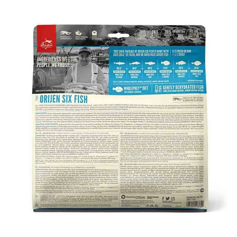 Orijen Six Fish Dry Dog Food