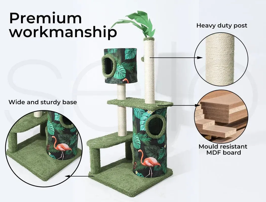 Pawz Cat Scratcher Post Cactus Multi Level Playground
