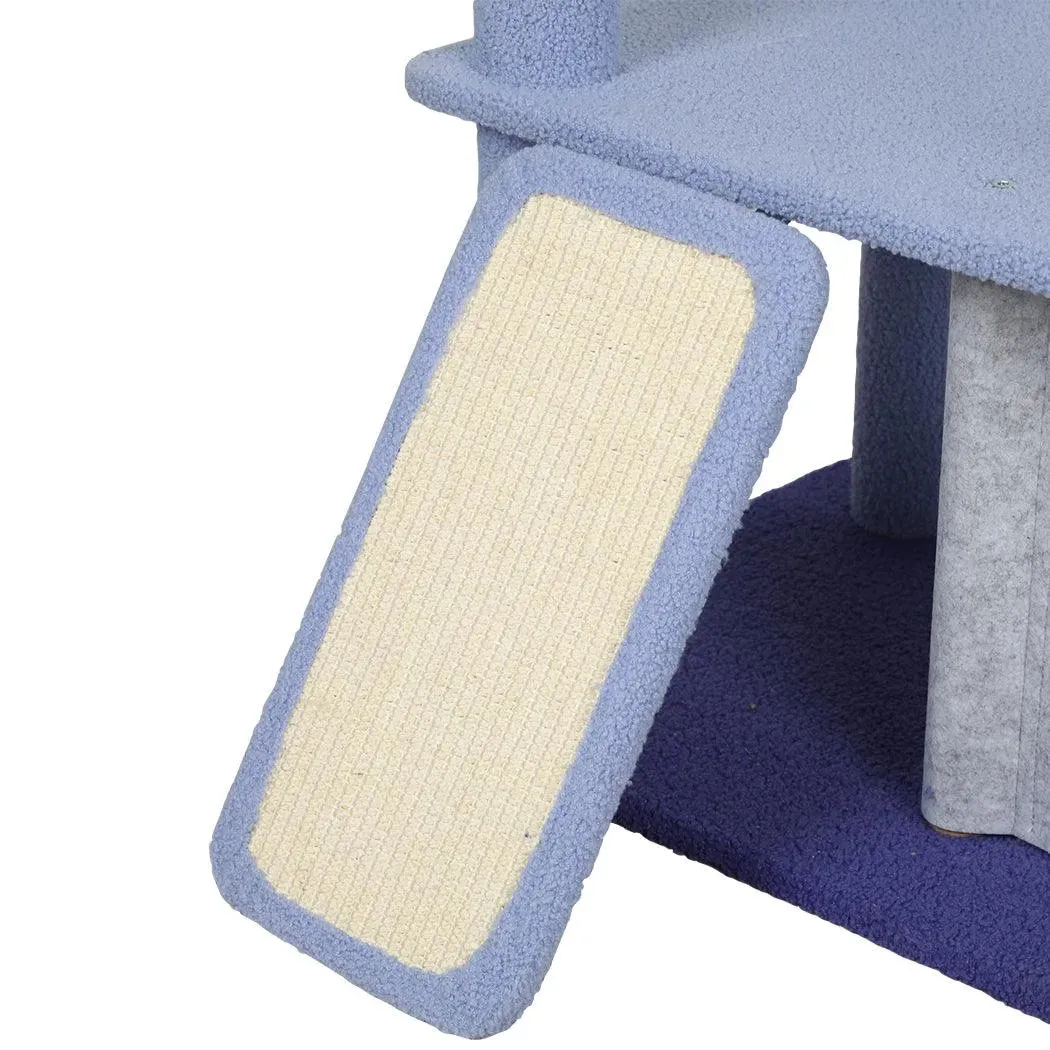 PaWz Cat Tree Post Scratching Multi-Level - Blue