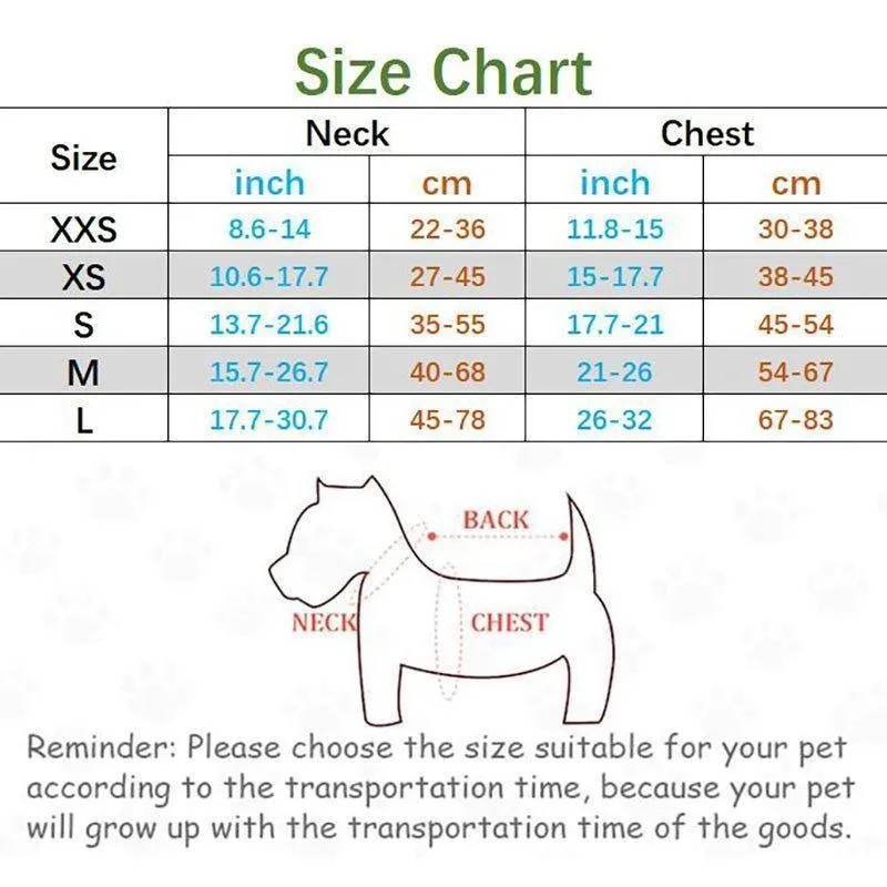 Personalized Dog Harness - Reflective Adjustable Customized Pet Harness