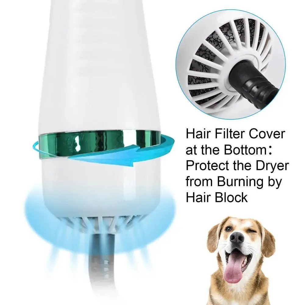 Pet Hair Dryer & Brush Comb - Type B