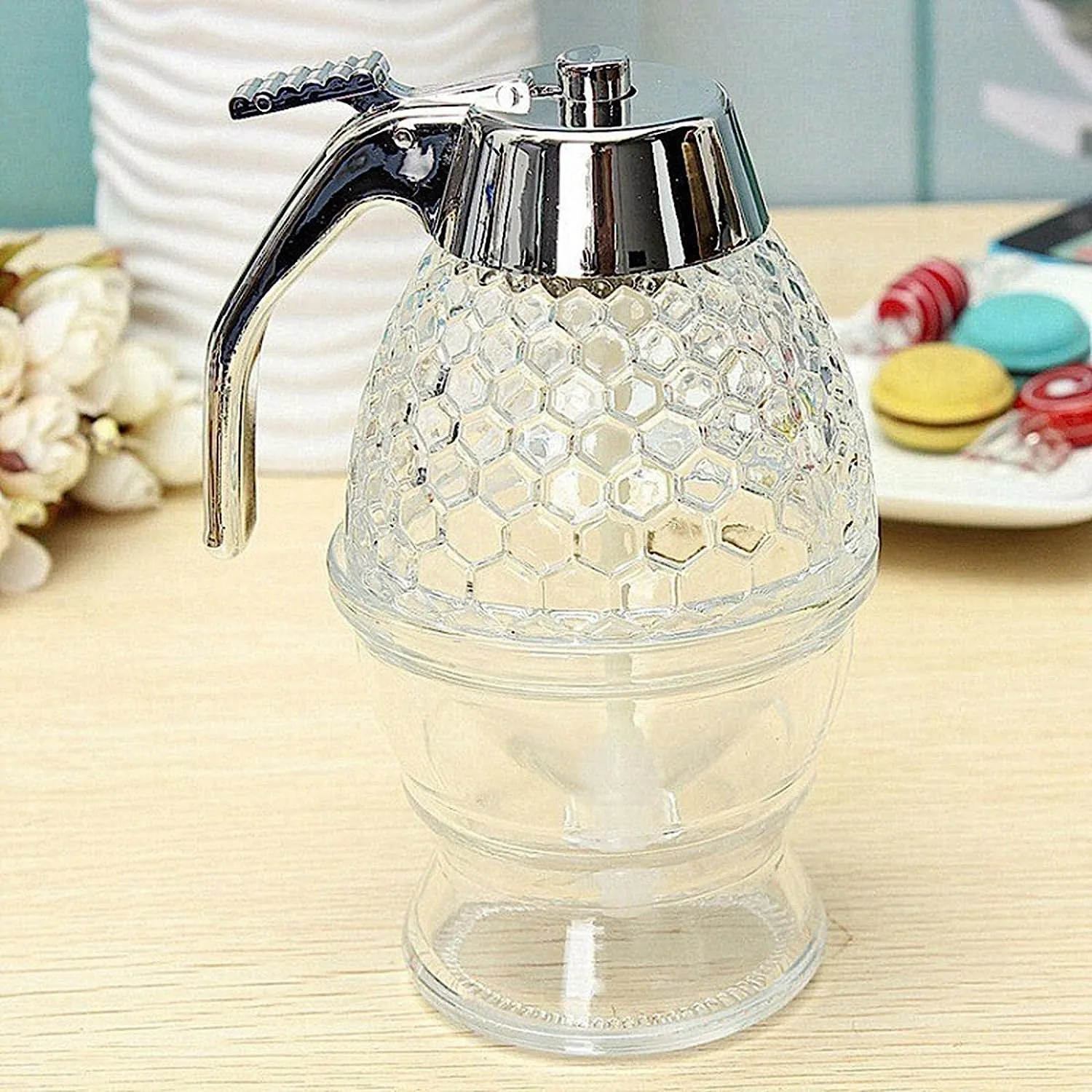 Portable Transparent Honey Dispenser Ib-284