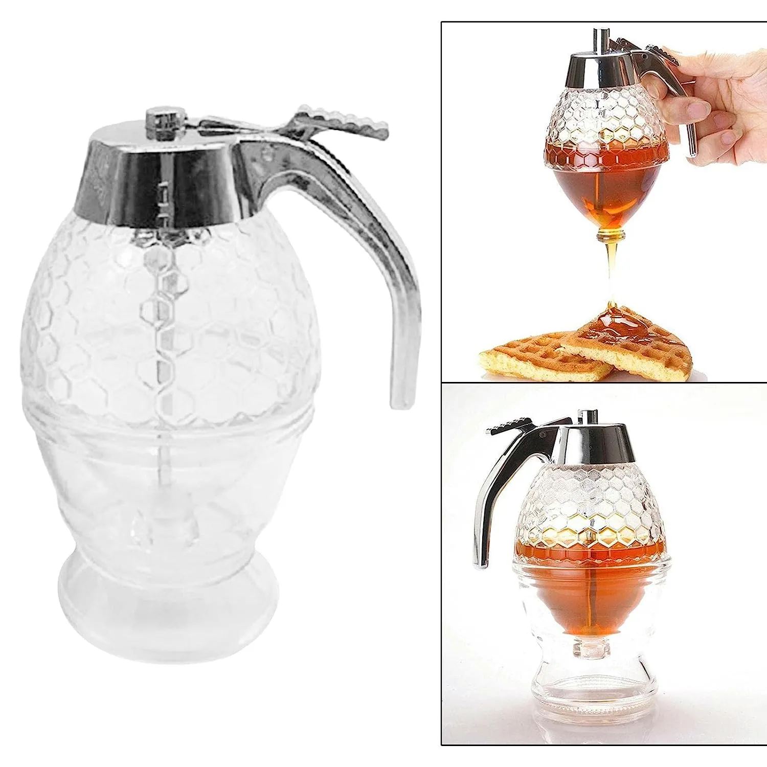 Portable Transparent Honey Dispenser Ib-284