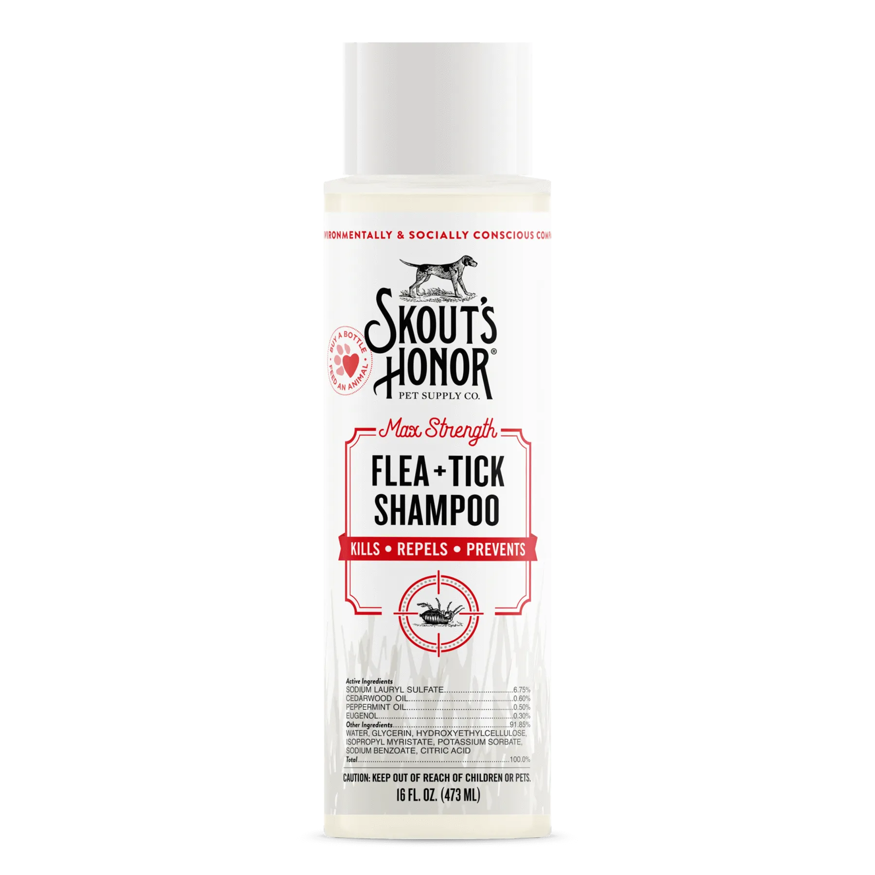 Skout's Honor Flea & Tick Shampoo - 16oz Bottle