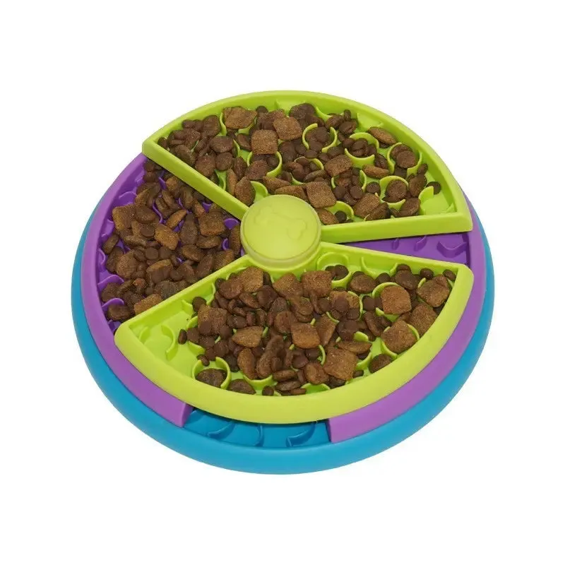 Slow Food Dog Bowl Anti Choking Bowl Dog Basin Puzzle Dog Feeder