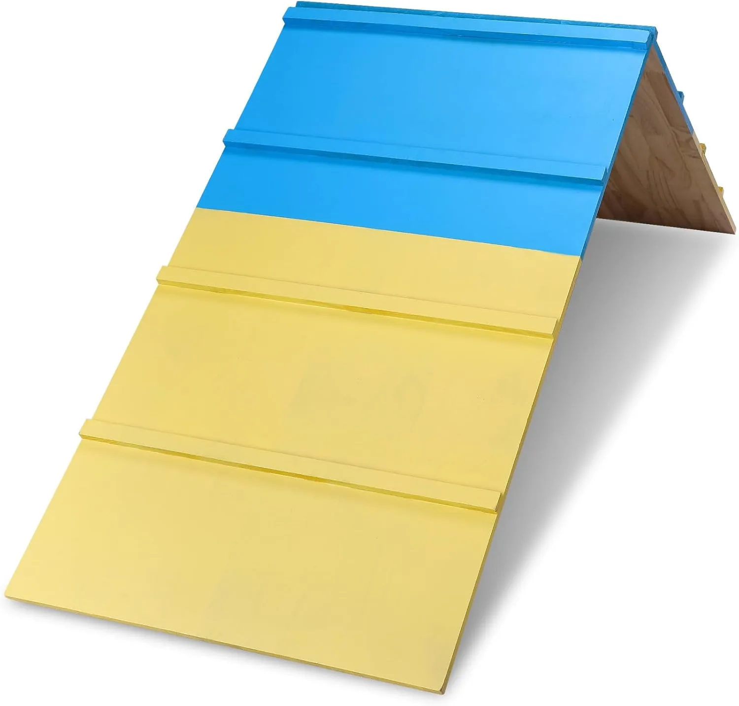 Spiareal Dog Agility Equipment 83.5 x 23.6 Inch Agility A-Frame Agility Training Equipment for Dogs Jumping Outdoor Dog Ramp Dog Agility Course Equipment for Climbing Playground, Yellow Blue