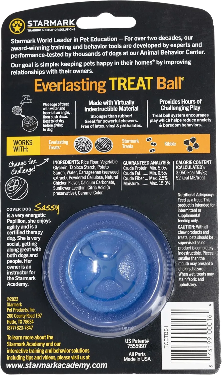 Starmark Everlasting Treat Ball Small with 1 treat