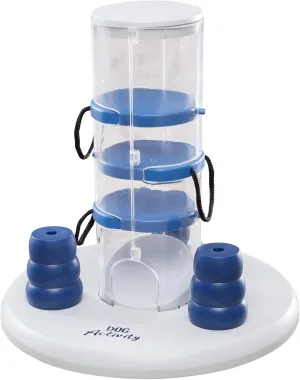 TRIXIE Gambling Tower Strategy Game, Intermediate Dog Puzzle Toy, Level 2 Activity, Treat Puzzle, Interactive Play, Enrichment
