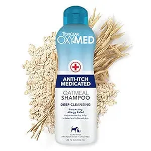 TropiClean OXYMED Medicated Pet Shampoo, 20oz…