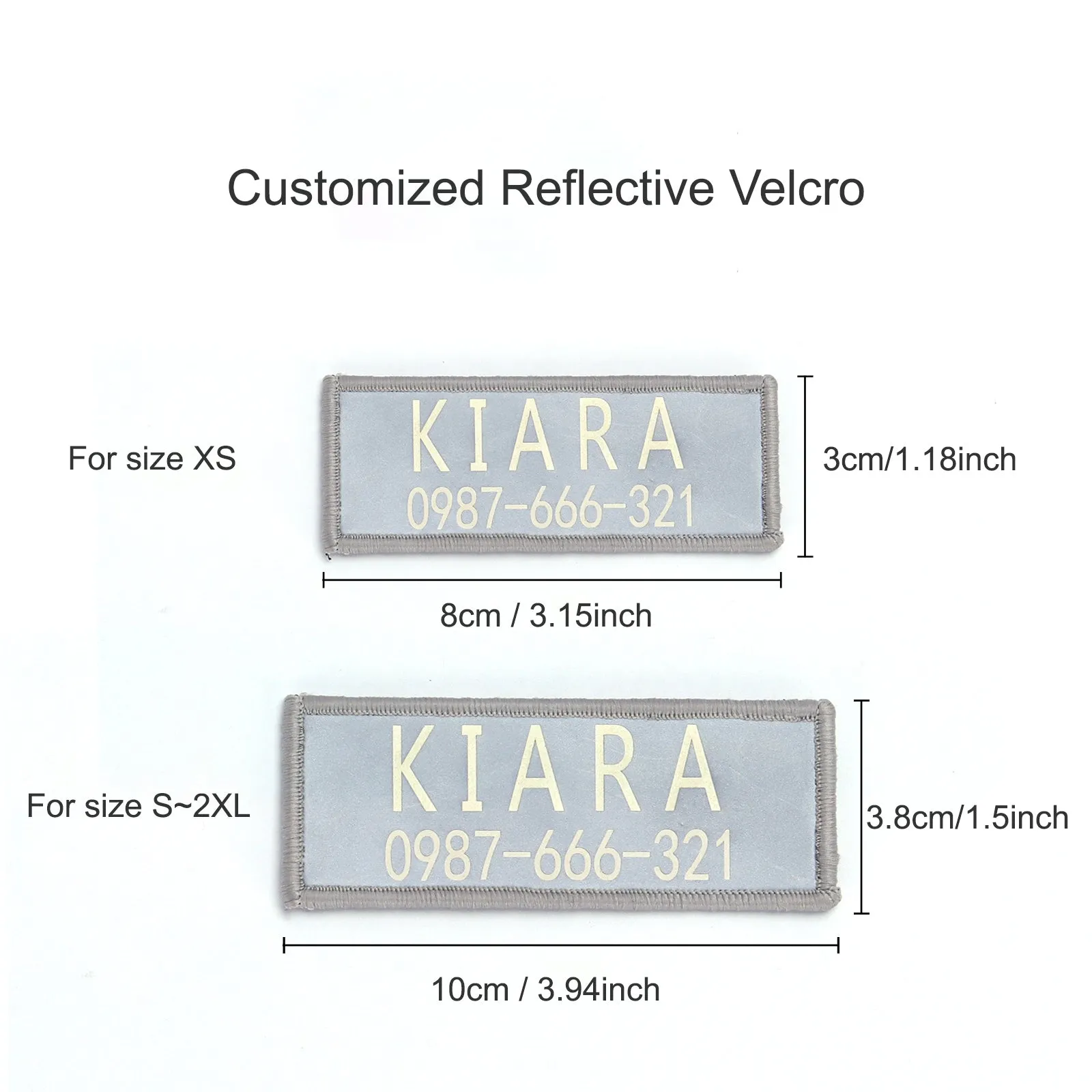 Waterproof Adjustable Reflective Personalized Custom Dog Harness