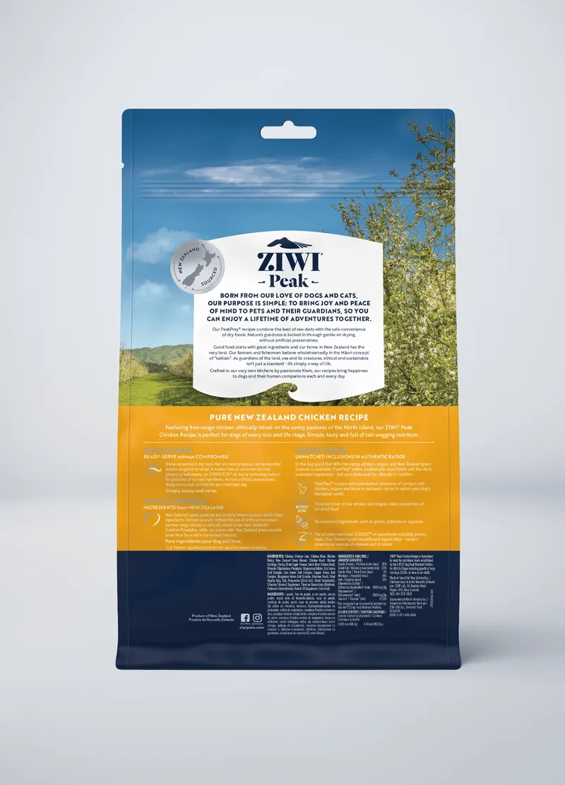 ZIWI Peak Air-Dried Chicken Recipe for Dogs